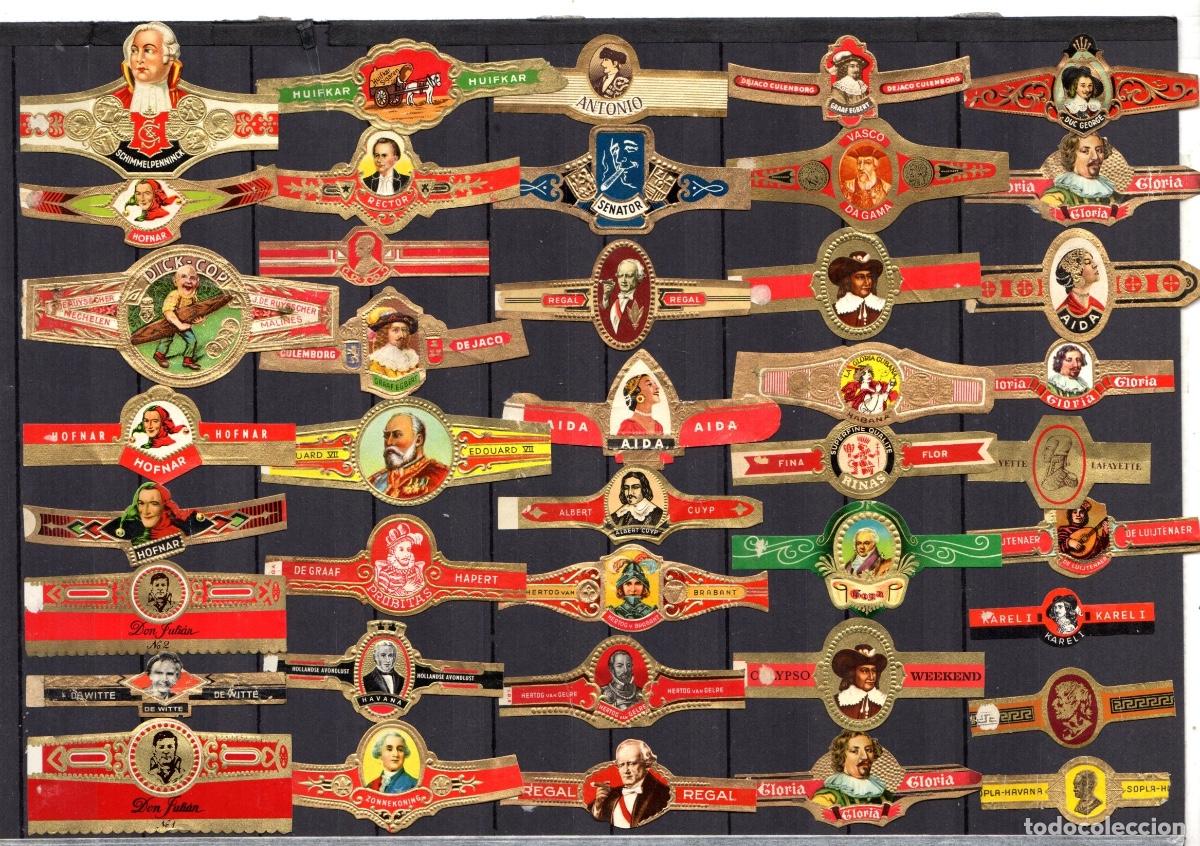 Vitolas de colecci&oacute;n: 41 vitolas cl&aacute;sicas o unitarias todas. diferentes