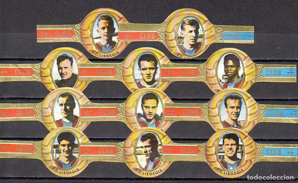 Vitolas de colecci&oacute;n: CLUB, F.C. LIEGEOIS, (FUTBOLISTAS) 11 VITOLAS, SERIE COMPLETA.