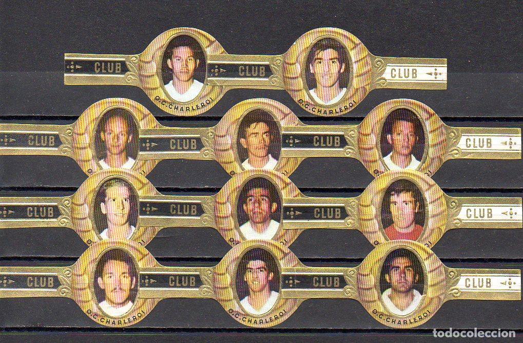 Vitolas de colecci&oacute;n: CLUB, O.C. CHARLEROI, (FUTBOLISTAS) 11 VITOLAS, SERIE COMPLETA.