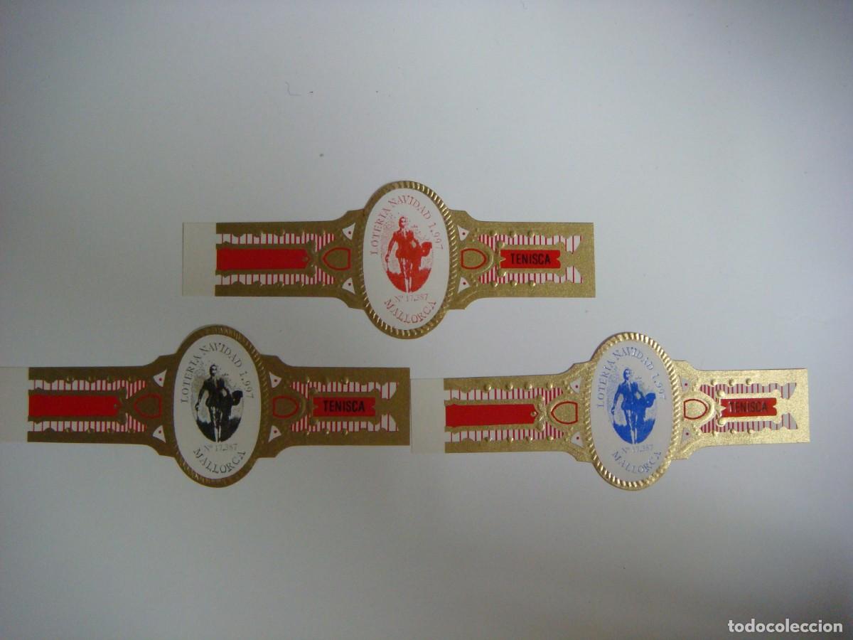 Vitolas de colecci&oacute;n: VITOLAS COLECCION DE TRES VITOLAS DE TENISCA LOTARIA NAVIDAD 1997 MALLORCA-N&ordm;-16