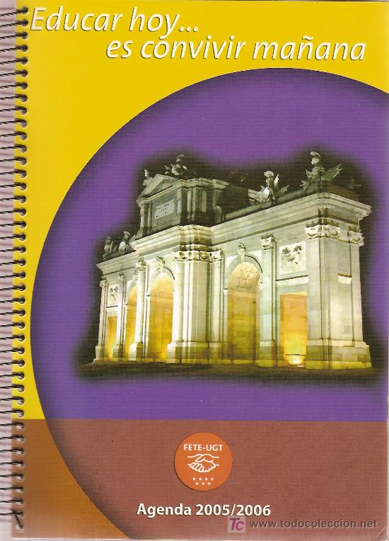 Coleccionismo: Agenda de FETE-UGT, Madrid.