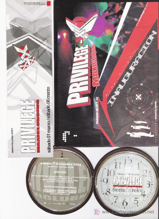 Coleccionismo: Flyers discoteca privilege - Foto 2