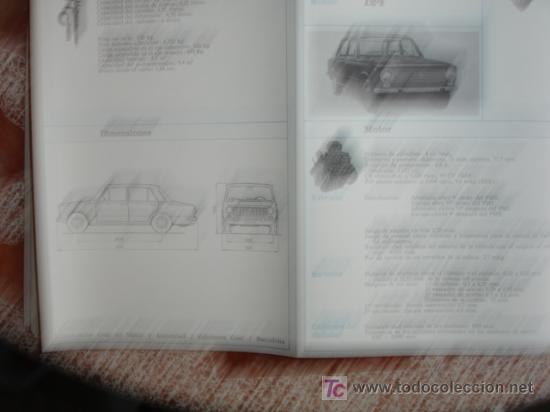 Coleccionismo: FICHA TECNICA, SEAT 124 - Foto 1