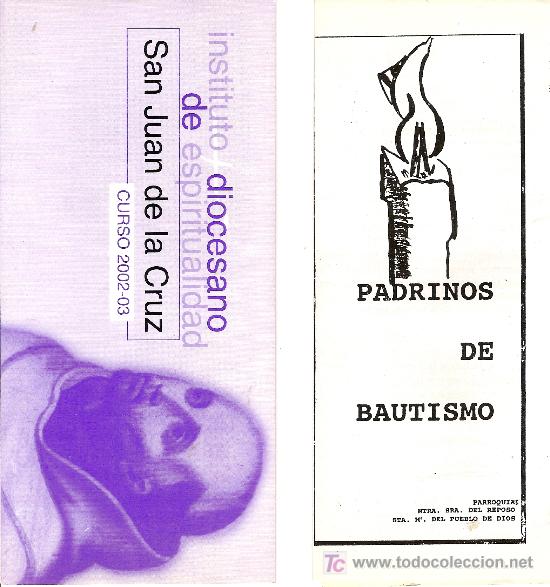 Coleccionismo: 3 folletos tr&iacute;pticos de car&aacute;cter religioso. - Foto 1