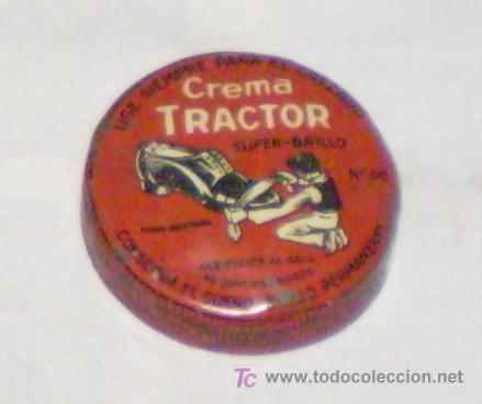 Coleccionismo: TAPA DE CAJITA METALICA DE CREMA TRACTOR SUPER BRILLO. N&ordm; 00.