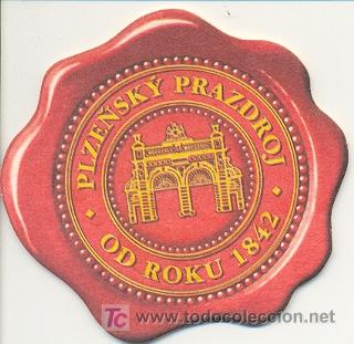 Coleccionismo: 12-256. Posavasos. Pilzensky Prazdroj. Od Roku 1842