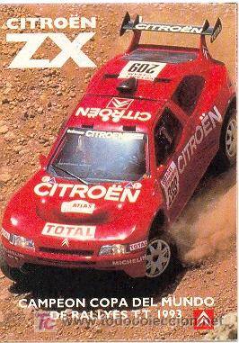 Coleccionismo: 24-aut31. Adhesivo Citroen ZX. Rallyes