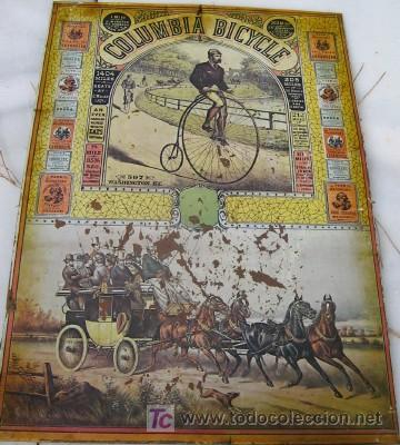 Coleccionismo: LATA DE COLUMBIA BICYCLE - Foto 1