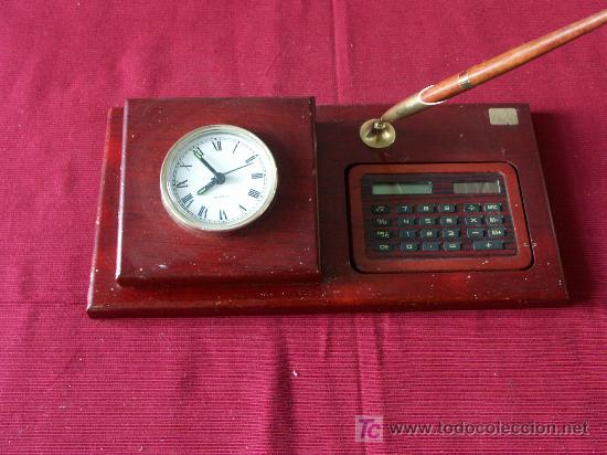 Coleccionismo: set de escritorio de madera - Foto 1