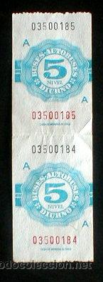 Coleccionismo: BILLETES BUSES CHILE..A&Ntilde;OS 80 ENVIO GRATIS&iexcl;&iexcl;&iexcl; - Foto 1