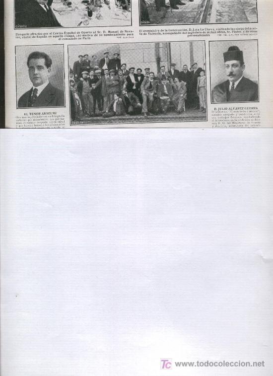 Coleccionismo: HOJA NOTICIA. A&Ntilde;O 1913. DEPORTISTAS CICLISTAS DE SANTANDER EN LAREDO Y CASTRO URDIALES.