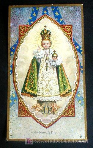 Coleccionismo: ESTAMPITA RELIGIOSA. ANTIGUA. NI&Ntilde;O JESUS DE PRAGA. ENVIO GRATIS&iexcl;&iexcl;&iexcl;