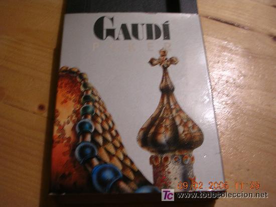 Coleccionismo: gaudi baraja poker nueva - Foto 1