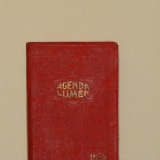 Coleccionismo: AGENDA LUMEN 1958. Lote 26447789
