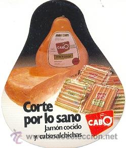 Coleccionismo: 24-ali56. Adhesivo. Jam&oacute;n cocido Cabo
