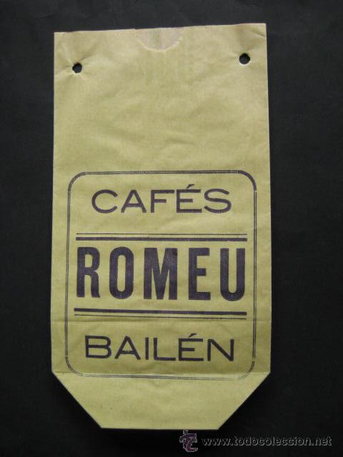 Coleccionismo: SOBRE-BOLSA. CAFES ROMEU-BAILEN. ANTIGUA. ENVIO GRATIS&iexcl;&iexcl;&iexcl;