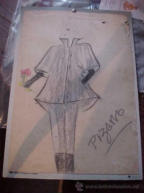 Coleccionismo: DISE&Ntilde;O DEL MODISTO PIZARRO. S/F *