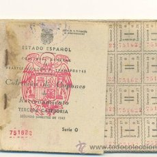 Coleccionismo: CARTILLA DE RACIONAMIENTO 1947 .. CON CUPONES. Lote 19329886