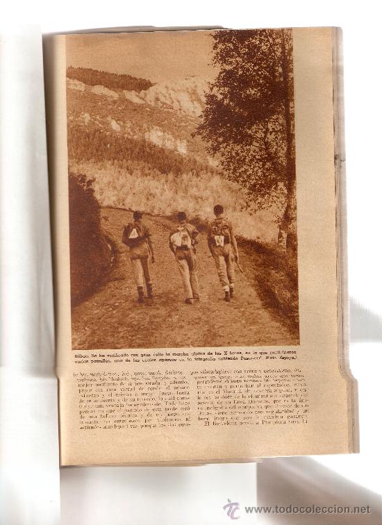 Collecting paper: RECORTE NOTICIA.A&Ntilde;O1936.BILBAO.PASAGORRI.MARCHA ALPINA DE LAS X HORAS.EXCURSIONISMO.