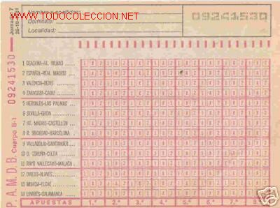 Coleccionismo: QUINIELA DEL A&Ntilde;O 1981 - Foto 1