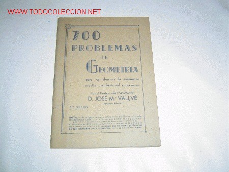 Coleccionismo: 700 problema de geometria - Foto 1