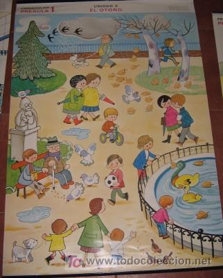 Coleccionismo: CARTEL ESCOLAR DE EDELVIVES