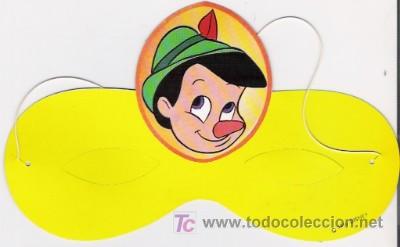 Coleccionismo: ANTIFAZ DE PINOCHO, DE DISNEY