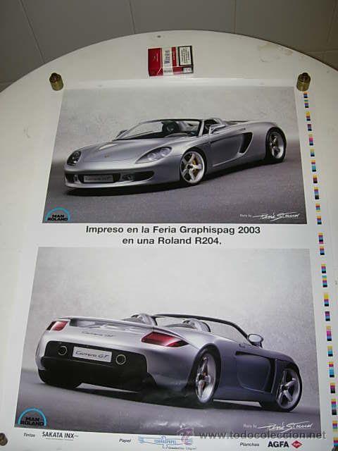 Coleccionismo: P&oacute;ster PORSCHE CARRERA GT