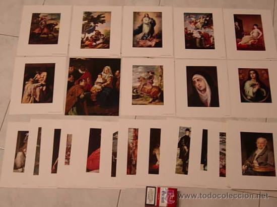 Coleccionismo: 55 LAMINAS MUSEO DEL PRADO.