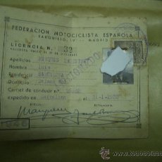 Coleccionismo: FEDERACION MOTOCICLISTA ESPAÑOLA 1930. Lote 10866811