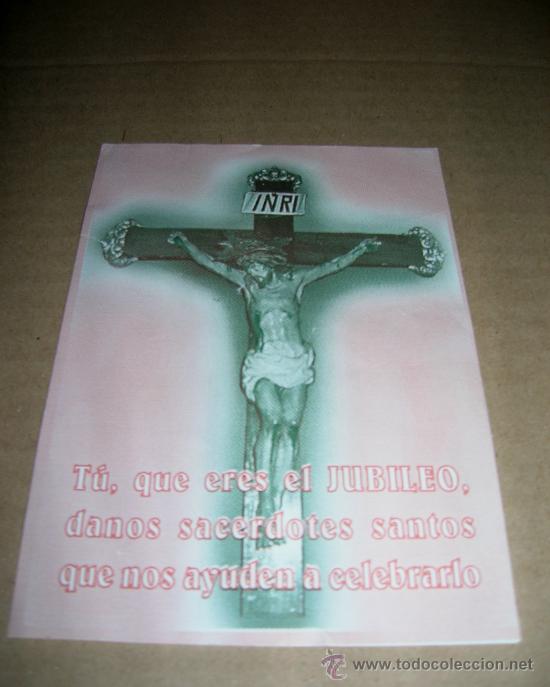 Sammelleidenschaft Papier: Estampa dia del seminario, con oracion para atraer sacerdotes. Mide 8 x 11,7 cm..