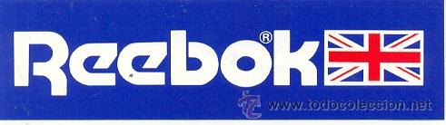Collectionnisme: 24-mar17. Adhesivo. Reebok. Bandera Inglesa