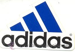 Coleccionismo: 24-mar21. Adhesivo. Adidas. Nombre y barras