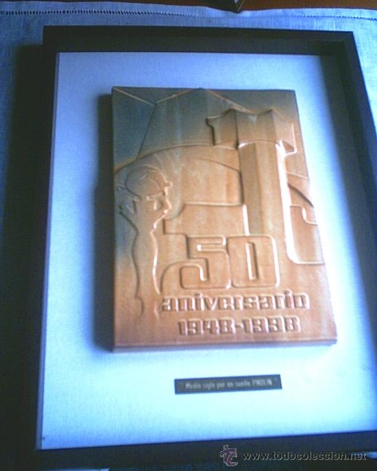 Collezionismo: CUADRO CON PLACA CONMEMORATIVA 50 ANIVERSARIO PIKOLIN
