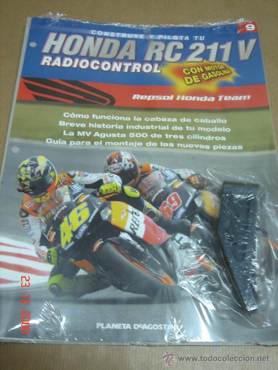 Coleccionismo: CONSTRUYE Y PILOTA TU HONDA RC211V ENTREGA N&ordm;9 REPSOL GASOLINA