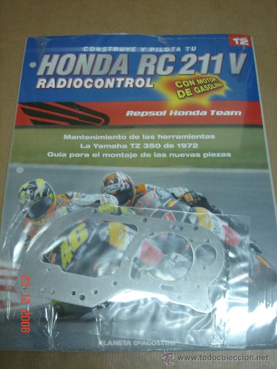 Coleccionismo: CONSTRUYE Y PILOTA TU HONDA RC211V ENTREGA N&ordm;12 REPSOL GASOLINA RADIOCONTROL