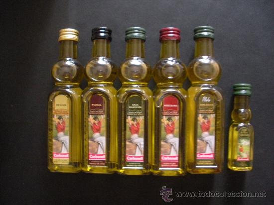 Coleccionismo: colecccion de cinco botellitas de aceites carbonell - Foto 2