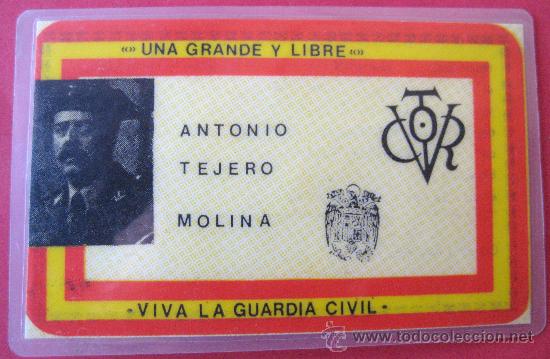 Coleccionismo: CARN&Eacute; DE IDENTIDAD DE TEJERO&iexcl;&iexcl;. ENVIO GRATIS&iexcl;&iexcl;&iexcl;
