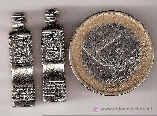 Coleccionismo: 2 REPLICAS EN MINIATURA METALICA DE PACHARAN ZOCO - VER DETALLES, SON PRECIOSAS