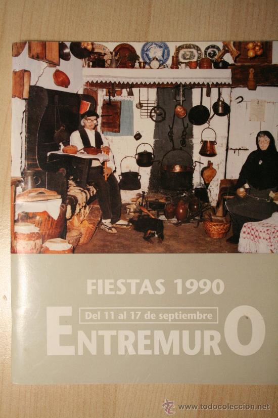 Coleccionismo: PROGRAMA DE FIESTAS. BARRIO ENTREMURO. BARBASTRO 1990 - Foto 1