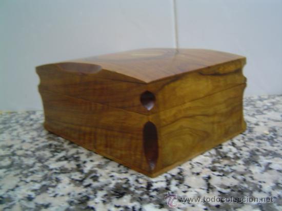 Coleccionismo: ANTIGUA CAJA  TABACO DE MADERA - Foto 3