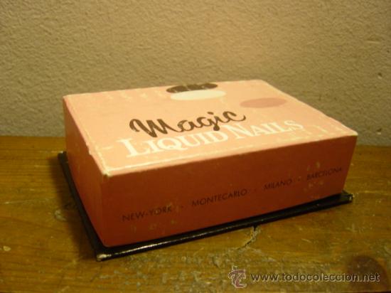 Coleccionismo: CAJA MAQUILLAJE PARA  U&Ntilde;AS MAGIC LIQUID NAILS