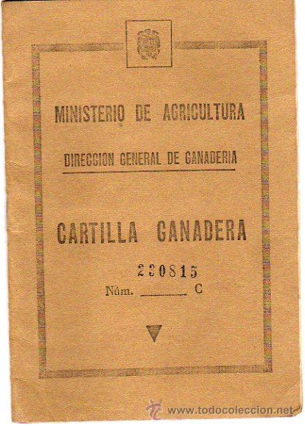 Coleccionismo: cartilla ganadera 1963 - Foto 1