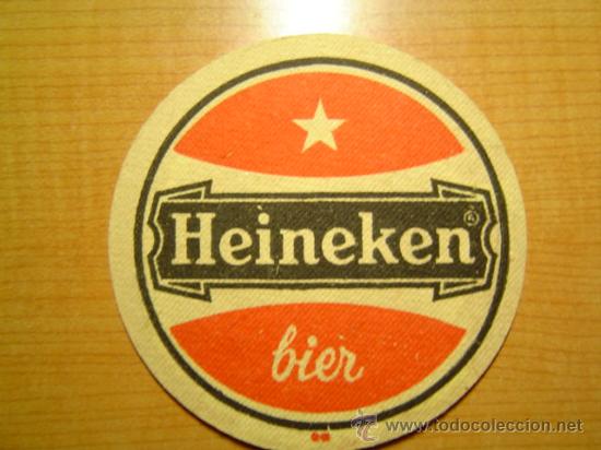 Coleccionismo: POSAVASO CERVEZA HEINEKEN
