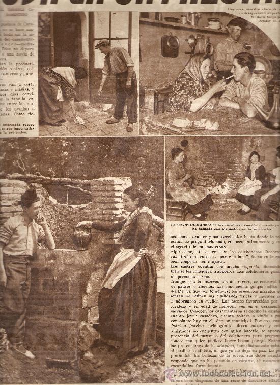 Coleccionismo: REPORTAJE A&Ntilde;O 1935 BODAS EN CATALU&Ntilde;A COSTUMBRES TRADICIONES TRAJES TIPICOS CENCERRADA ESQUELLOTS