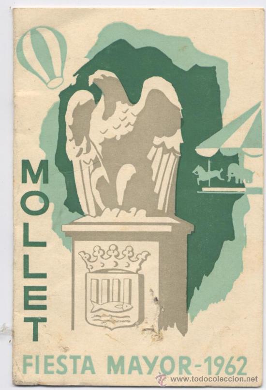 Coleccionismo: PROGRAMA FIESTA MAYOR DE MOLLET DEL VALL&Eacute;S (BARCELONA), A&Ntilde;O 1962 - Foto 1