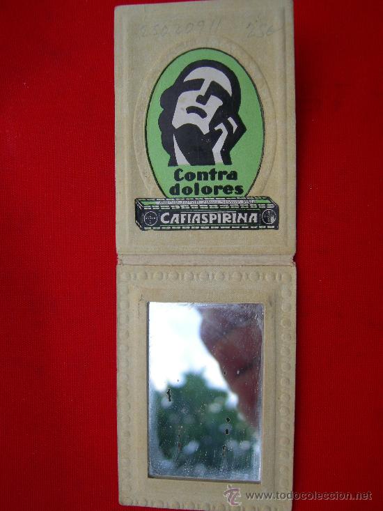 Coleccionismo: CAFIASPIRINA. ESPEJO PEQUE&Ntilde;O A&Ntilde;OS 20 ART-DECO