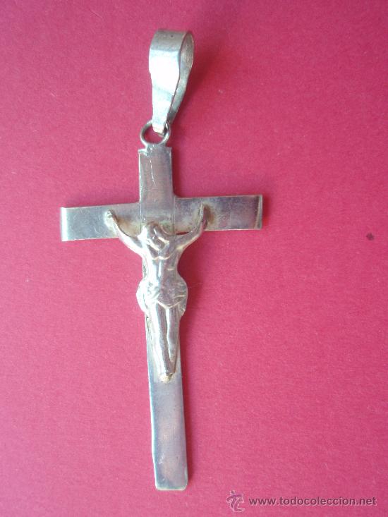 Coleccionismo: Antigua Cruz de plata