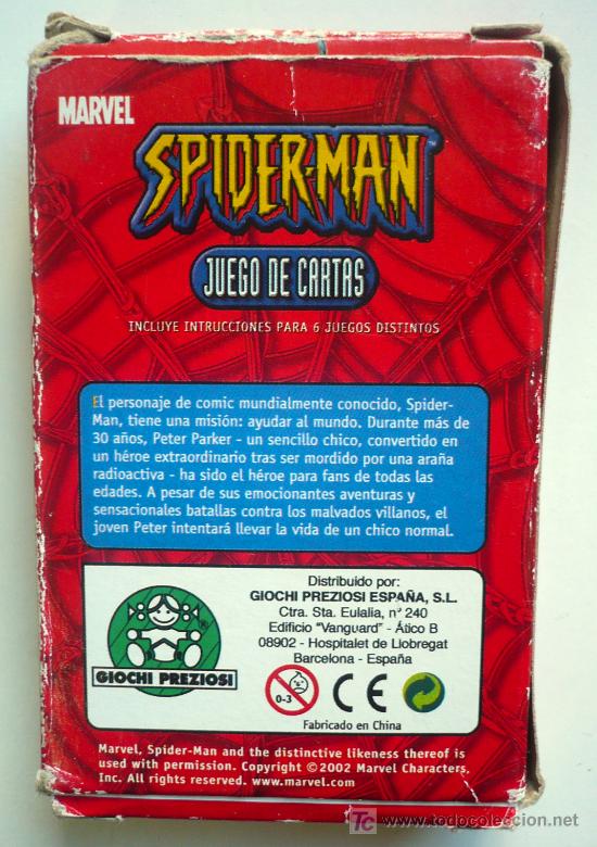 Coleccionismo: BARAJA DE POKER SPIDERMAN - Foto 2