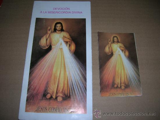 Coleccionismo: 2 Tripticos de Jes&uacute;s confio en ti, a&ntilde;o 2000??. Miden 6,4 x 10,8 cm. y 10,5 x 21 cm...